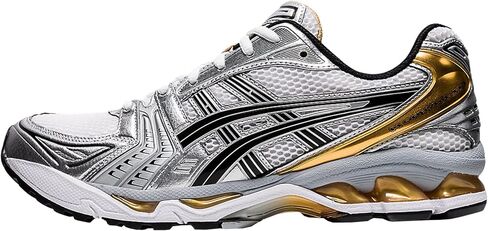 حذاء ASICS للرجال Gel-Kayano 14 أبيض/ذهبي نقي أبيض/ذهبي نقي 1201A019 102 - مقاس 8.5 in Kuwait