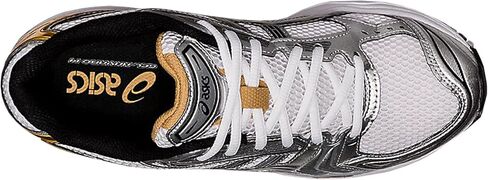 حذاء ASICS للرجال Gel-Kayano 14 أبيض/ذهبي نقي أبيض/ذهبي نقي 1201A019 102 - مقاس 8.5 in Kuwait
