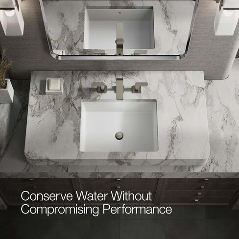 KOHLER 23484-4-2MB Parallel® Widespread 1.2 GPM صنبور حوض الحمام، نحاس حديث مصقول نابض بالحياة in Saudi Arabia