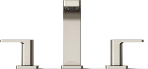 KOHLER 23484-4-2MB Parallel® Widespread 1.2 GPM صنبور حوض الحمام، نحاس حديث مصقول نابض بالحياة in Saudi Arabia