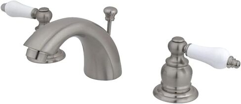 Kingston Brass KB952PL Victorian Mini-Widespread Bathroom Faucet, Polished Brass in Saudi Arabia