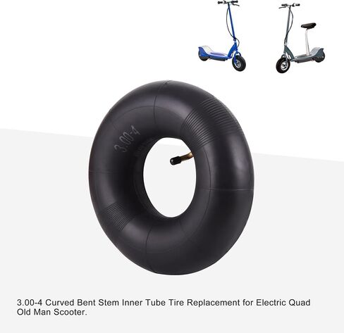إطار الأنبوب الداخلي لجذع منحني منحني 3.00-4 من GOOFIT للسكوتر الكهربائي رباعي الرجل العجوز in Saudi Arabia