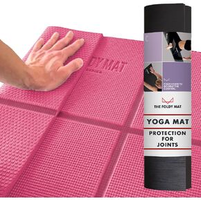 Yoga Mat Foldable in 6 Combinations; Greater Support and Protection for Joints, Body Alignment System, and Sections for Hands and Feet. Non-slip texture and water-resistant in Saudi Arabia