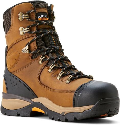ARIAT Men's Endeavor 8" Waterproof Insulated Carbon Toe Work Boot Industrial in Saudi Arabia