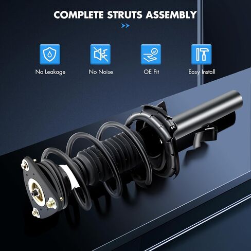 ASAPE 2PCS Front Complete Struts Assembly w/Coil Spring and 2PCS Rear Shock Absorber Fit for 2006-2010 for Mazda 5 2004-2009 for Mazda 3 Replace OE 172264 172263 5607 in Saudi Arabia