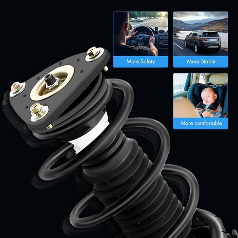 ASAPE 2PCS Front Complete Struts Assembly w/Coil Spring and 2PCS Rear Shock Absorber Fit for 2006-2010 for Mazda 5 2004-2009 for Mazda 3 Replace OE 172264 172263 5607 in Saudi Arabia