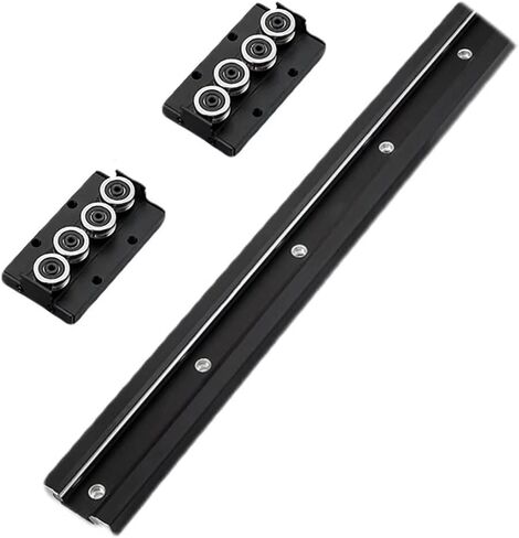 Double Axis Roller Linear Motion Guide Rail Track SGR15 1Pcs L: 620mm/24.41 inch + 2Pcs SGB15UU-4 Four Ball Bearing Slider Block, Compact Dual Axis Linear Guide Shaft Rail Kit Set for CNC in Saudi Arabia