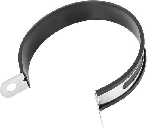 100mm 3.94" Motorcycle Exhaust Band Joint Clamp Muffler Pipe Stainless Steel Silver Tone Replace Parts in Saudi Arabia