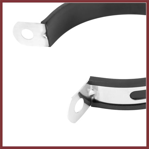 100mm 3.94" Motorcycle Exhaust Band Joint Clamp Muffler Pipe Stainless Steel Silver Tone Replace Parts in Saudi Arabia