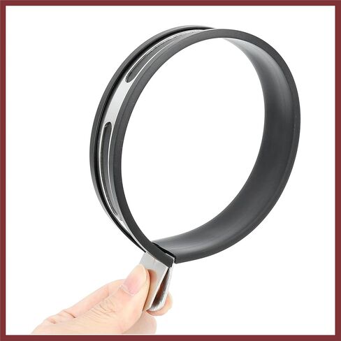 100mm 3.94" Motorcycle Exhaust Band Joint Clamp Muffler Pipe Stainless Steel Silver Tone Replace Parts in Saudi Arabia