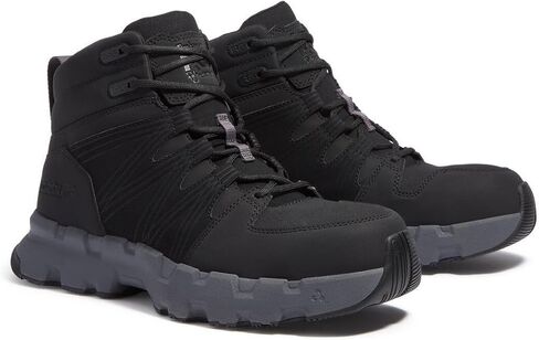 Timberland PRO Men's Powertrain EV Mid Composite Safety Toe Static Dissipative SD10 Industrial Athletic Work Shoe, Blackout, 11 Medium in Saudi Arabia