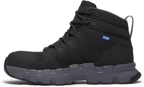 Timberland PRO Men's Powertrain EV Mid Composite Safety Toe Static Dissipative SD10 Industrial Athletic Work Shoe, Blackout, 11 Medium in Saudi Arabia