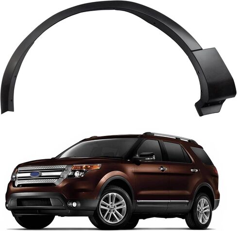 PartsFlow Front Left Fender Flare Wheel Molding For 2011-2015 Ford Explorer For 2013-2015 Ford Police Interceptor Utility FO1290126 in Saudi Arabia