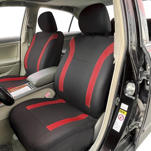 Car Seat Cover Full Sets, 9PCS Waterproof Vehicle Front and Rear Split Bench Covers with 3D Foam Back Support, Breathable Auto Seat Protective Accessories, Universal for SUV RV Truck (Blue) in Saudi Arabia