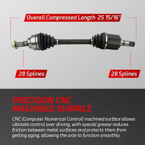 Anytek CV Axle Shaft Front Left for Mazda 3 2005-2013 5 2006-2015 2.0L 2.3L 2.5L Manual Transaxle Replace# GG2625600H GG6125600A Front Driver CV Axle Shaft Assembly in Saudi Arabia