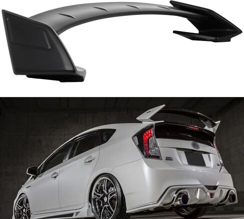 Rear Trunk Car Spoiler Wing ABS Matte Black Replacement for Toyota Prius 2010-2015 for Toyota Prius Plug-In 2012-2015 in Saudi Arabia