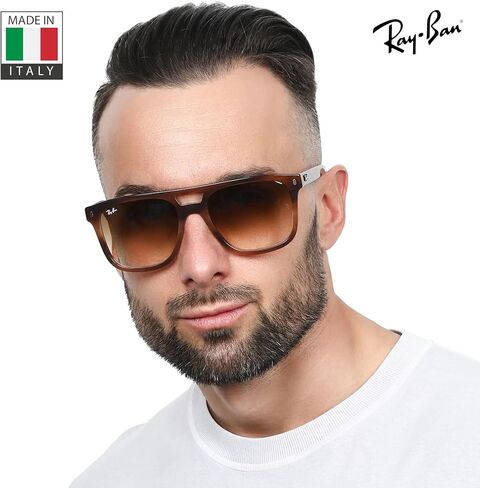 Ray-Ban RB2213 Square Shaped Sunglasses for Men & Women with Official RAYBAN Eyewear Kit in Saudi Arabia