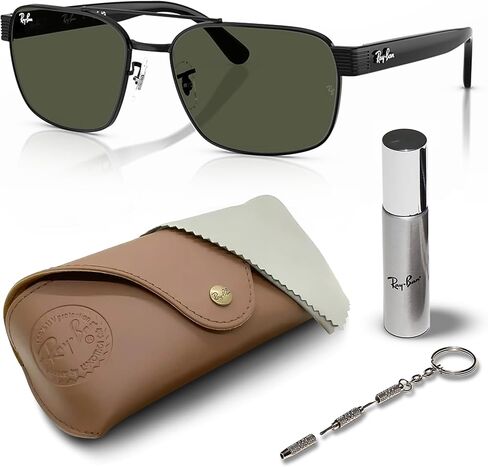 نظارات شمسية Ray-Ban RB3751 مربعة الشكل للرجال والنساء مع مجموعة نظارات RAYBAN الرسمية in Kuwait