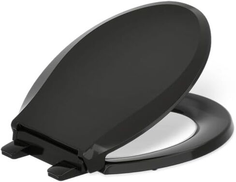 KOHLER 75796-RL-0 مقعد مرحاض مطول مزود بإضاءة ليلية، مقعد مرحاض مع ضوء ليلي، مصدات محكمة الإمساك، غطاء ومقعد هادئ الإغلاق، أبيض in Saudi Arabia