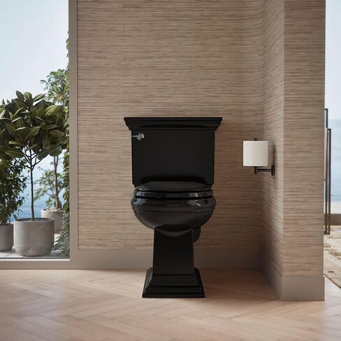 KOHLER 75796-RL-0 مقعد مرحاض مطول مزود بإضاءة ليلية، مقعد مرحاض مع ضوء ليلي، مصدات محكمة الإمساك، غطاء ومقعد هادئ الإغلاق، أبيض in Saudi Arabia