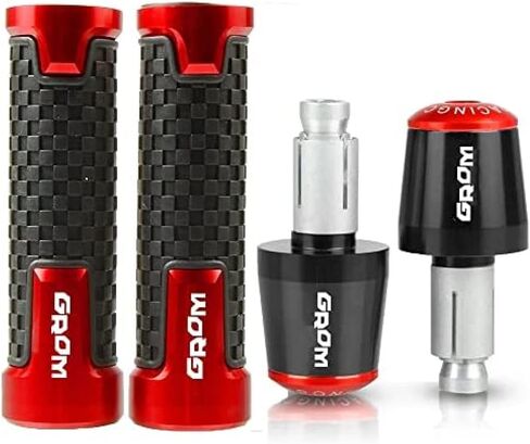 دراجة نارية المقود اليد القبضات المضادة للانزلاق مقود غطاء ينتهي التوصيل ل H-onda GROM MSX125 2014-2017 2018 2019 2020-2022 in Saudi Arabia