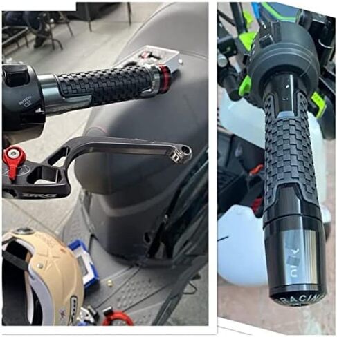 دراجة نارية المقود اليد القبضات المضادة للانزلاق مقود غطاء ينتهي التوصيل ل H-onda GROM MSX125 2014-2017 2018 2019 2020-2022 in Saudi Arabia