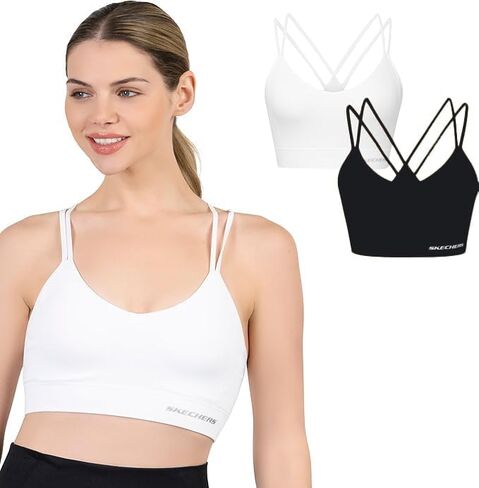 Skechers Womens Ladies Seamless Strappy Bra in Saudi Arabia