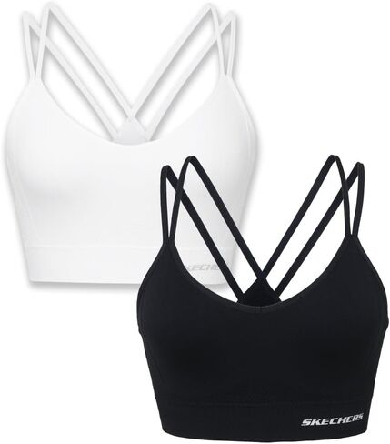 Skechers Womens Ladies Seamless Strappy Bra in Saudi Arabia