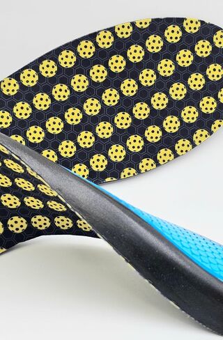 Banger CourtLoc Pickleball Insoles for Men – Low-Profile Arch Support Shoe Inserts, Lateral Stability & Plantar Fasciitis Relief Support – Trim-to-Fit, Moisture-Wicking Court Sport Insole in Saudi Arabia