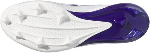حذاء رياضي لكرة القدم Adizero Electric للرجال من adidas - أرجواني، أبيض - مقاس 14 M in Saudi Arabia