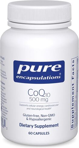مغلفات نقية CoQ10 500 مجم | مكمل الإنزيم المساعد Q10 للطاقة ومضادات الأكسدة وصحة الدماغ والخلوية والإدراك ودعم القلب والأوعية الدموية* | 60 كبسولة in Saudi Arabia