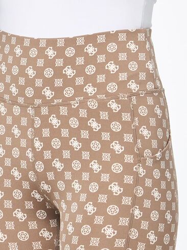 GUESS Women's Eco Peony Logomania Leggings 4/4 in Saudi Arabia