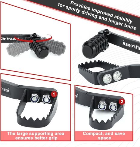 xitomer Shift Lever & Brake Pedal Compatible with NX500 2024-2025, CB500F CBR500R / ABS 2013-2025, CB500X / ABS 2013-2023 Brake Pedal Motorcycle Gear Levers Foot Set in Saudi Arabia