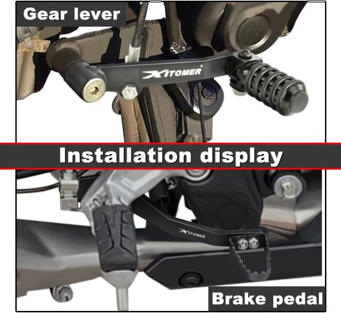 xitomer Shift Lever & Brake Pedal Compatible with NX500 2024-2025, CB500F CBR500R / ABS 2013-2025, CB500X / ABS 2013-2023 Brake Pedal Motorcycle Gear Levers Foot Set in Saudi Arabia