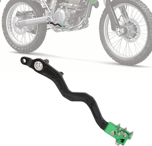Dirt Bike Foldable Rear Brake Pedal Foot Lever CNC for KLX 300 250 KLX300 2021-2023 KLX300SM 2021-2023 KLX300R 2020-2022 KLX250/D-TRACKER 2001-2020 Green in Saudi Arabia