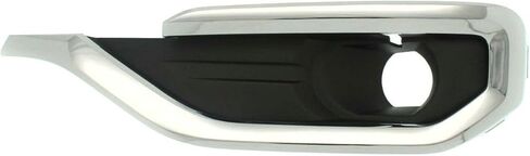 Front Left Driver Side Textured Black Light Cover with Chrome Molding for GMC for Acadia 2017-2019 16587967 in Saudi Arabia
