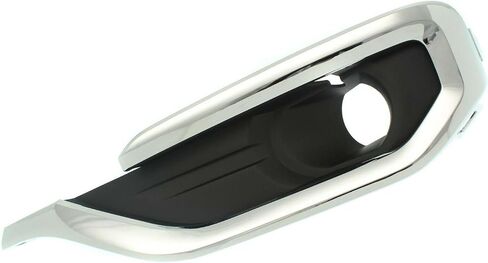 Front Left Driver Side Textured Black Light Cover with Chrome Molding for GMC for Acadia 2017-2019 16587967 in Saudi Arabia