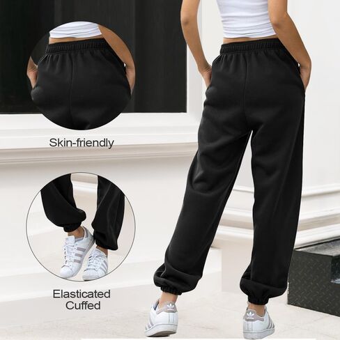 High-Waist Sweatpants - Loose Fit Lounge Joggers, Casual Comfort in Saudi Arabia