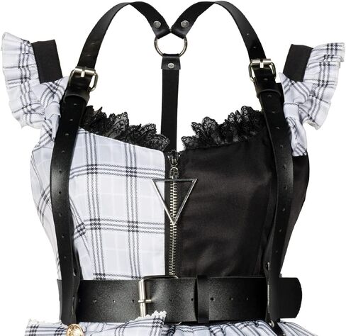 فستان ZZEQYG للسيدات والفتيات Kawaii Lolita Gothic فستان أنيمي مكسور زي قابل للقفل in Kuwait