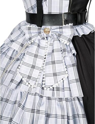 فستان ZZEQYG للسيدات والفتيات Kawaii Lolita Gothic فستان أنيمي مكسور زي قابل للقفل in Kuwait