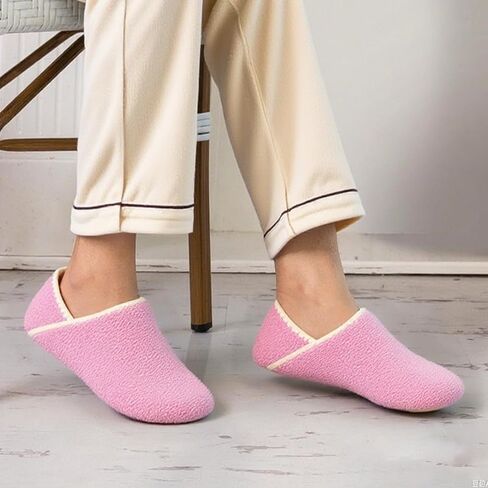 Womens Mens Slippers Cozy House Shoes Indoor Slipper Portable Travel Shoes with Soft Rubber Sole in Saudi Arabia