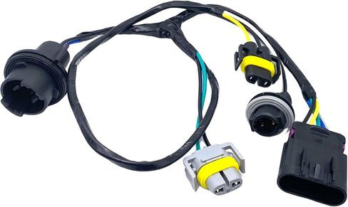 Headlight Harness Connector Compatible with Chevy Malibu 2008-2012 Replaces Part Number 15930264 645-539 645539 in Saudi Arabia