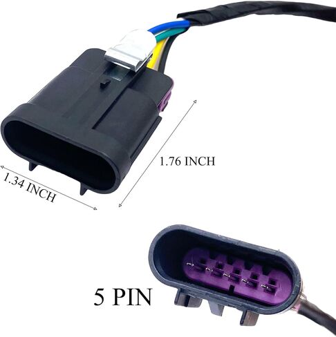 Headlight Harness Connector Compatible with Chevy Malibu 2008-2012 Replaces Part Number 15930264 645-539 645539 in Saudi Arabia
