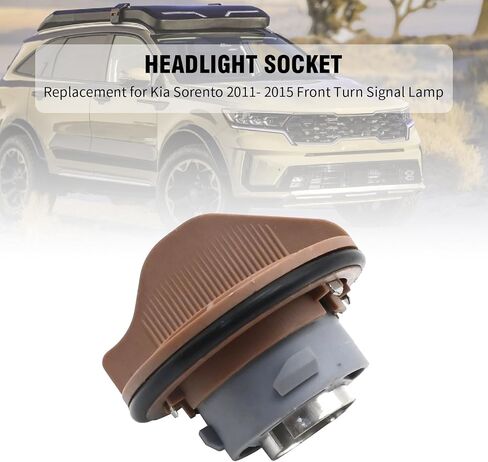 92166-1U000 1 Pcs Headlamp Socket, Replacement for Kia Sorento 2011 2012 2013 2014 2015 Front Turn Signal Lamp, Replaces 921661U000 in Saudi Arabia