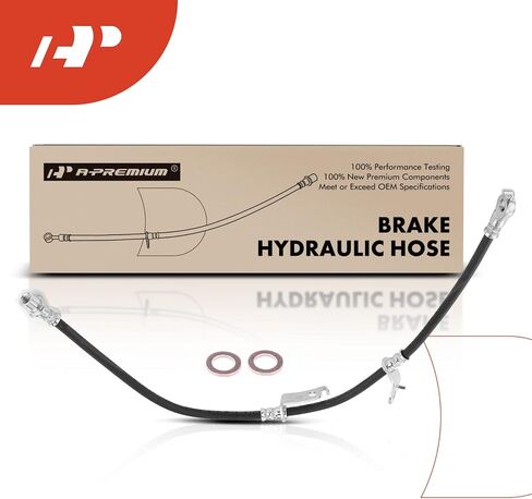 A-Premium Front Passenger Brake Hydraulic Hose Compatible with Select Toyota and Lexus Models - RAV4 2006-2018, Mirai 2016-2019, HS250h 2010-2012 - Replace# 9094702F49 in Saudi Arabia