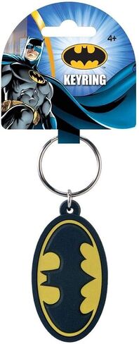 Batman Logo Soft Touch PVC Keychain in Saudi Arabia