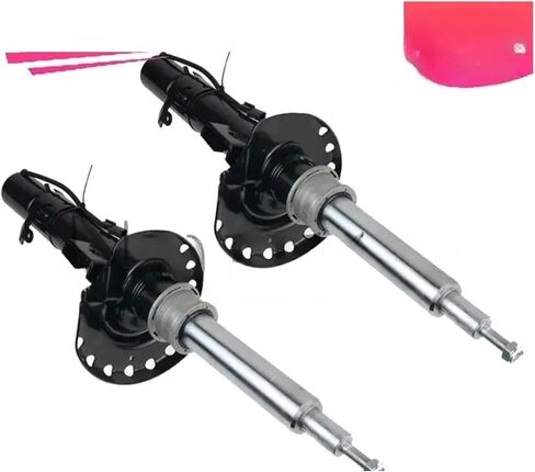 2pcs Front Shock Absorbers Compatible for Land Rover Range Evoque 2011-2018 W/Magnetic Damping in Saudi Arabia