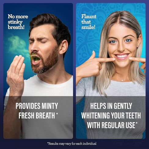 GuruNanda Whitening Wonder Duo، غسول الفم المبيض أوكسي بيرست ثنائي الأسطوانة، 20 أونصة وشرائط تبييض الأسنان بدون انزلاق، تقنية الشريط الجاف، علاجات لمدة 7 أيام in Kuwait
