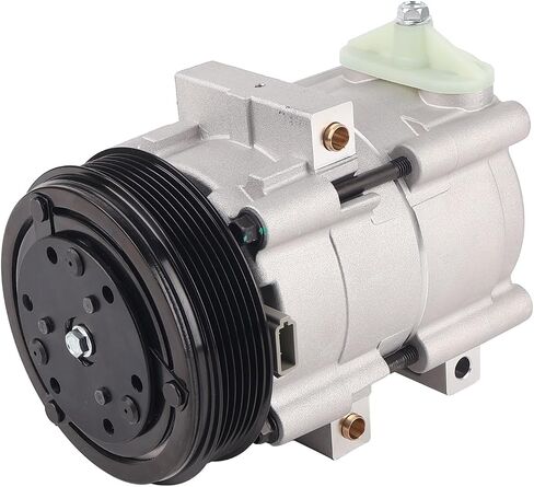 KUSATEC CO 101510C AC Compressor Air Conditioning Fit for Ford F-150 1997 1998 1999 2000 2001 2002 2003 2004 2005 2006/Heritage 2004 4.2L V6,Replace# 58151 4L3Z19703AA in Saudi Arabia