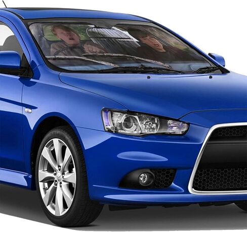 AFOK Harry Magic Po-Tter Car Windshield Sun Shade, Universal Fit Sunshade, Front Window Visor Protects from Sun Heat/Blocks UV Rays, Keeps Vehicle Cool - 27.5 X 51in in Saudi Arabia